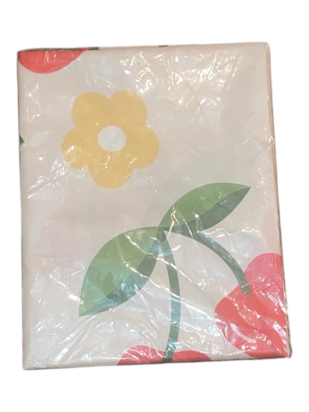 Cherry Floral Shower Curtain 72x72 Cottagecore Bathroom Decor NWT - Picture 2 of 5